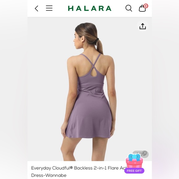 NWOT Halara Workout Dress - Picture 3 of 11